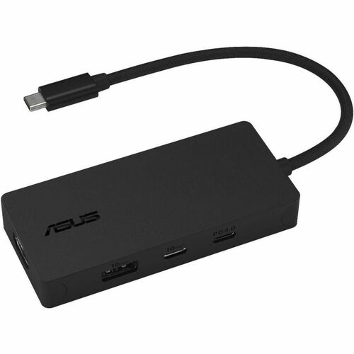 Asus DC110-4IN1-BLK USB 3.2 (Gen 2) Type C Docking Station for Notebook - Charging Capability - 100 W - Black - 1 Displays Supported - 4K @ 60Hz