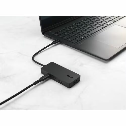 Asus DC110-4IN1-BLK USB 3.2 (Gen 2) Type C Docking Station for Notebook - Charging Capability - 100 W - Black - 1 Displays Supported - 4K @ 60Hz