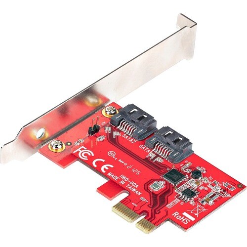 StarTech.com SATA Controller - Serial ATA/600 - PCI Express 2.0 x1 - Plug-in Card - 2 Total SAS Port(s) - 2 SAS Port(s) Internal -
