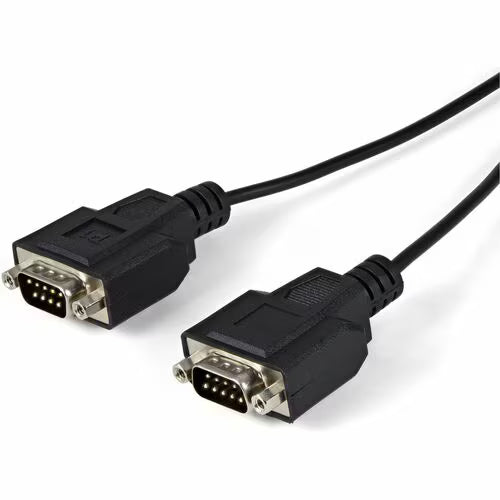 StarTech.com Data Transfer Adapter - 1 Each - 1 x 4-pin USB 2.0 Type A - Male - 2 x 9-pin DB-9 RS-232 Serial - Male - Black