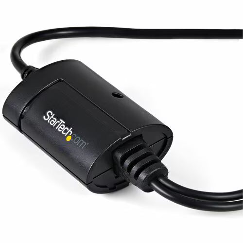 StarTech.com Data Transfer Adapter - 1 Each - 1 x 4-pin USB 2.0 Type A - Male - 2 x 9-pin DB-9 RS-232 Serial - Male - Black