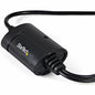 StarTech.com Data Transfer Adapter - 1 Each - 1 x 4-pin USB 2.0 Type A - Male - 2 x 9-pin DB-9 RS-232 Serial - Male - Black