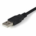 StarTech.com Data Transfer Adapter - 1 Each - 1 x 4-pin USB 2.0 Type A - Male - 2 x 9-pin DB-9 RS-232 Serial - Male - Black